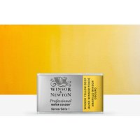 Winsor & Newton : Professional Watercolour : Full Pan : Winsor Yellow Deep