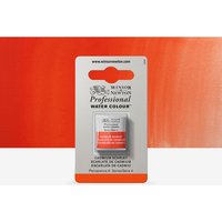Winsor & Newton : Professional Watercolour : Half Pan : Cadmium Scarlet