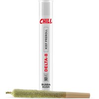 1g Bubba Kush Pre-Roll with Kief - 90mg Delta 8 THC - Chill Plus - 1 Joint