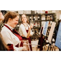 Aktmalerei München mit Weintasting Aktmalerei München mit Weintasting