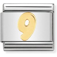 Nomination Classic Gold Number 9 Charm