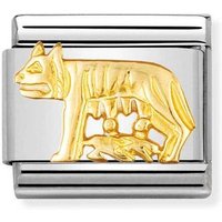 Nomination Classic Gold She-Wolf Charm