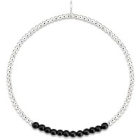 John Greed Signature Silver Onyx IMERAKI Bracelet