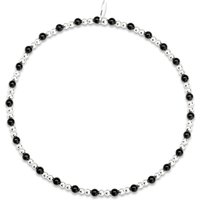 John Greed Signature Silver Mini Full Onyx IMERAKI Bracelet