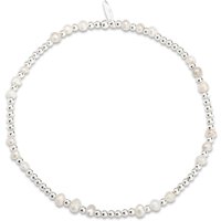 John Greed Deal Enjoy 50% Off the Signature Silver Mini Pearl Trio Bracelet
