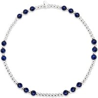 Enjoy 20% Off the John Greed Signature Silver Lapis Lazuli Trio Bracelet