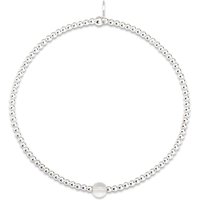 Get 20% Discount on John Greeds Silver Crystal April Birthstone Bracelet