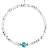 John Greed Signature Silver Single Turquoise IMERAKI Bracelet