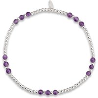 John Greed Signature Silver Amethyst Beaded IMERAKI Bracelet