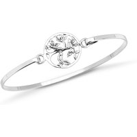 John Greed Signature Silver Birds In A Tree Bangle