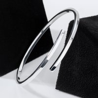 John Greed Signature Silver Crossover Bangle