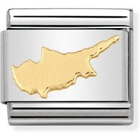 Nomination Classic Gold Cyprus Island Charm