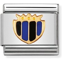 Nomination Classic Gold & Enamel Shield Charm