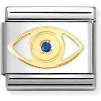 Nomination Classic Gold CZ Greek Eye Charm