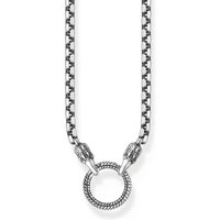 THOMAS SABO Rebel Silver Venetian Chain Charm Necklace