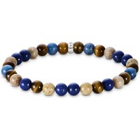 THOMAS SABO Rebel Silver Gemstone Bead Bracelet