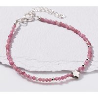 John Greed Signature Silver Pink Tourmaline Star IMERAKI Bracelet