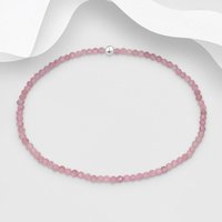John Greed Signature Silver Pink Tourmaline Gemstone IMERAKI Bracelet