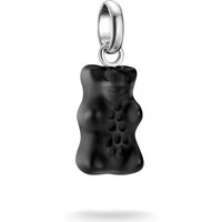 Thomas Sabo Charm Club Charming Connect Sterling Silver Black - Sterling Silver/ Glass