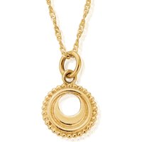 ChloBo Gold Plated Tiny Twisted Rope Chain Sacral Chakra Necklace