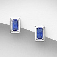 20% Discount on John Greeds Signature Silver September Birthstone Earrings