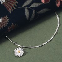 John Greed Tempest Meadow Silver Daisy Bracelet