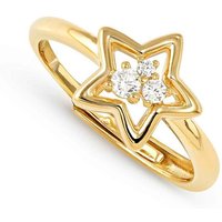 Nomination Dream Beats Gold Plated Star & Zirconia Ring