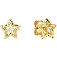 Nomination Dream Beats Gold Plated Star & Zirconia Stud Earrings