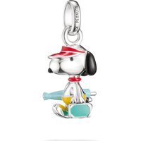 Thomas Sabo Charm Club Charming Connect Peanuts Snoopy Suitcase & Umbrella Charm Pendant CC1345-664-7 | Acotis - Sterling Silver / Enamel