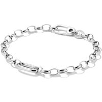 THOMAS SABO Connect Silver Plated Charm Bracelet