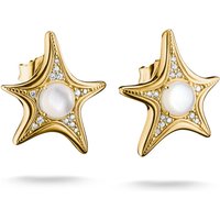 Thomas Sabo 18k Gold Plated Ear Studs H2351-M01-14 | Acotis - Alloy / 18ct Gold Plated