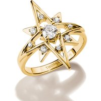 THOMAS SABO Gold Plated Zirconia Star Ring