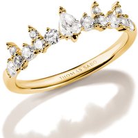 THOMAS SABO Gold Plated Zirconia Stars Crown Ring