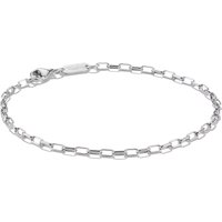THOMAS SABO Classic Silver Plated 2.3mm Paperclip Chain Charm Bracelet