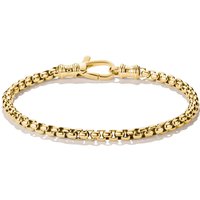 THOMAS SABO Rebel Gold Plated 4mm Venezia Chain Bracelet