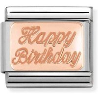 John Greed Deal Enjoy 30% Off Nomination Classic Rose Gold Birthday Charm