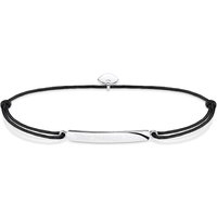 THOMAS SABO Silver & Black Bar Little Secrets Bracelet