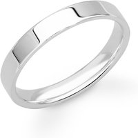 Fine Jewellery by John Greed 18ct White Gold Flat Court Wedding 2mm Ring