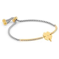 Nomination Milleluci Gold Plated Clover Bracelet