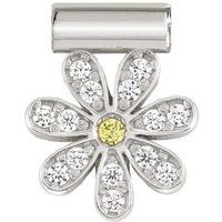 John Greed Deal Enjoy 50% Off Nomination SeiMia Silver CZ Daisy Charm