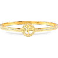 Nomination Pretty Stainless Steel Gold Plated CZ Tree of Life Bangle
