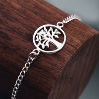 John Greed Tempest Wald Silver Tree Of Life Bracelet