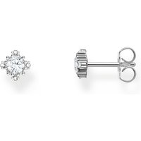 THOMAS SABO Silver White Zirconia Vintage Stud Earrings