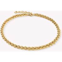 Coeur De Lion Elegance Essentials Mesh Chain Necklace Gold Plated