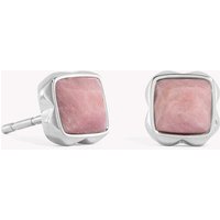Coeur De Lion Elegance Earrings Rhodochrosite July Birthstone