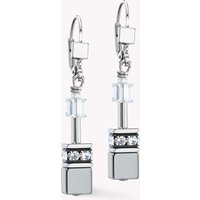 Coeur De Lion Iconic GEOCUBE Earrings Grey Hematite