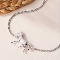 John Greed Tempest Meadow Silver Steed Bracelet