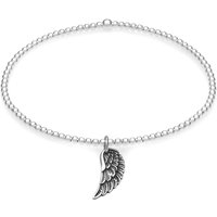 John Greed Signature Silver Angel Wing Beaded IMERAKI Bracelet