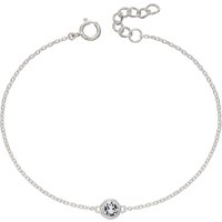 Enjoy 20% Discount on the John Greed Silver Crystal Bracelet for April