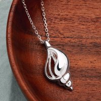John Greed Tempest Cove Silver Shell Necklace
